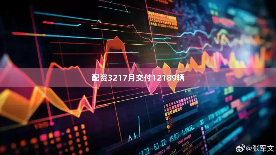 配资3217月交付12189辆